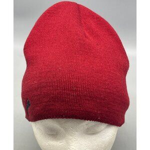 Puma beanie symbol red knitted one size used see photos fuzzing READ